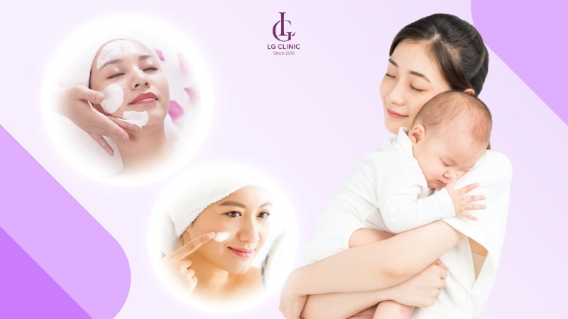 dưỡng da nhẹ nhàng khi đang cho con bú