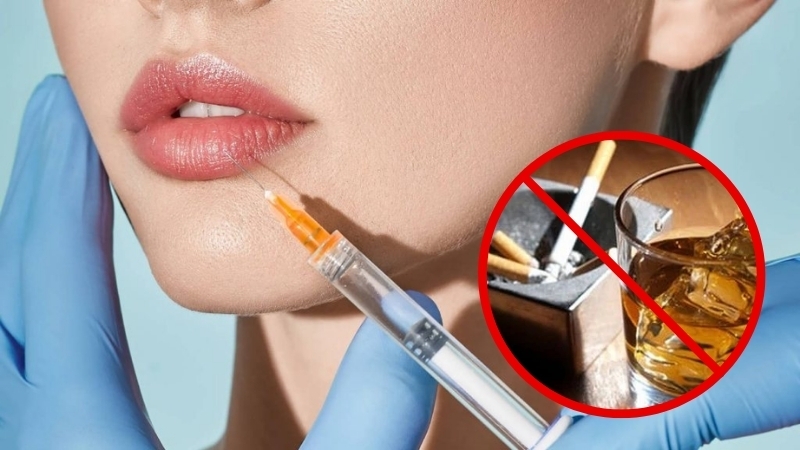 kiêng chất thích thích sau khi tiêm filler