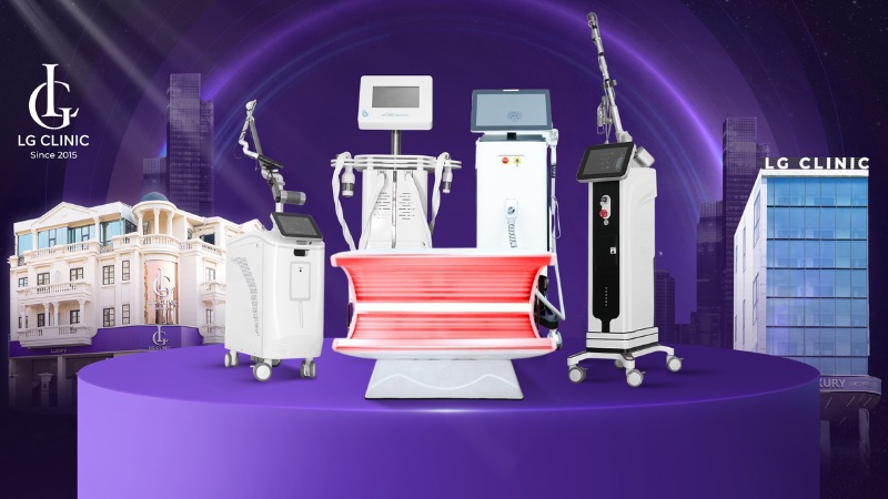 máy móc tại lg clinic