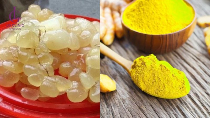 mỡ trăng có trị thâm không