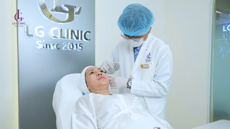 tiêm meso không đau tại LG Clinic