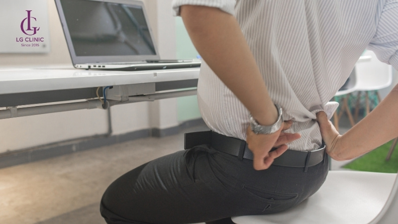 trị thâm mông nam giới