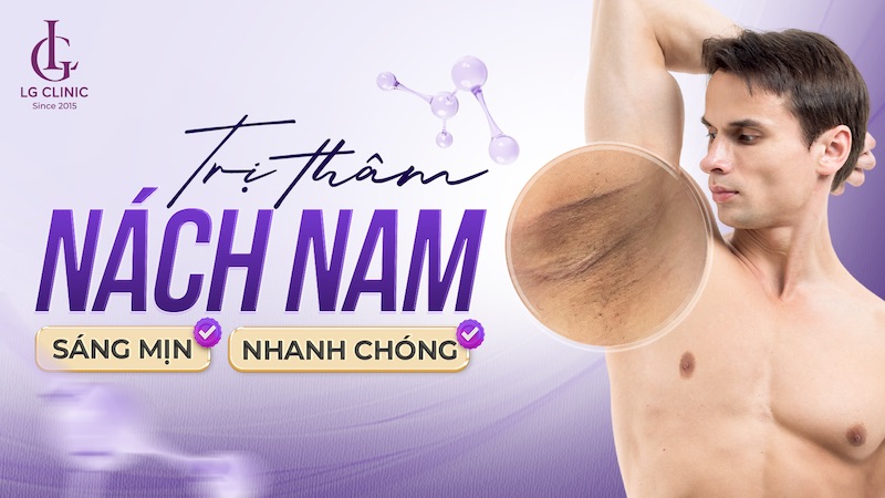trị thâm nách nam giới