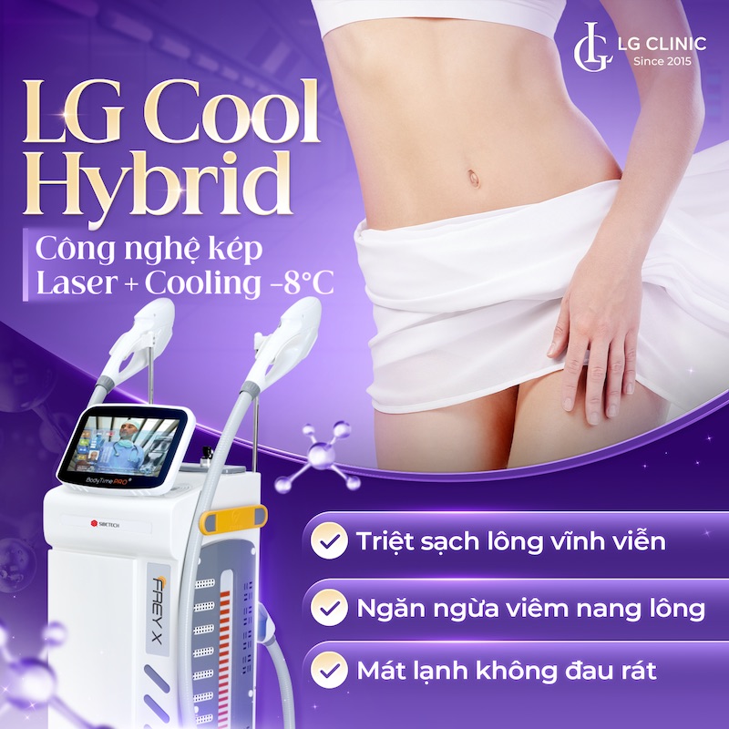 triêt full bikini bằng LG Cool Hybrid