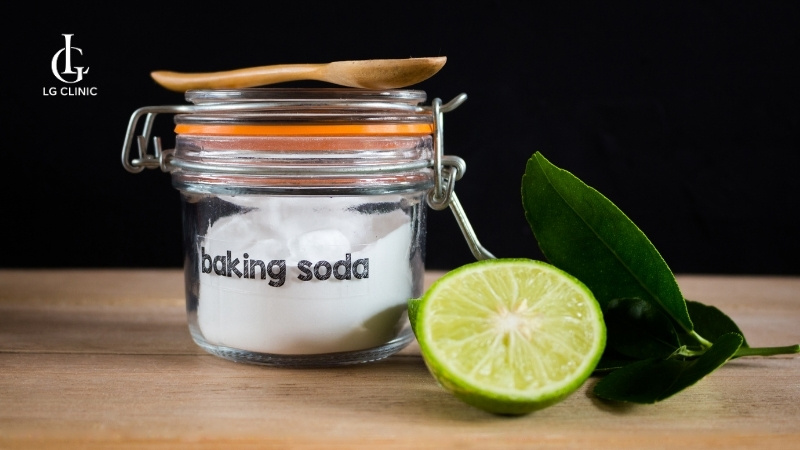 cách trị thâm đầu gối bằng baking soda
