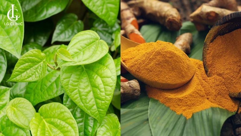 cách trị thâm vùng kín bằng lá trầu