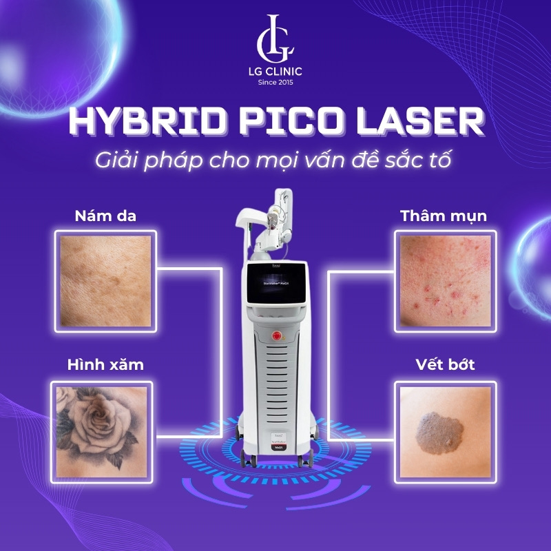 điều trị sắc tố bằng Hybrid Pico Laser