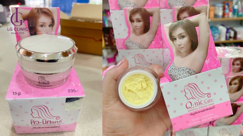 kem trị thâm đầu gối Qnic Care Whitening - trị thâm đầu gối