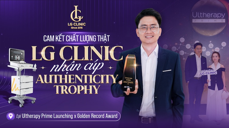 LG Clinic nhận cúp Authenticity Trophy từ Ultherapy Prime