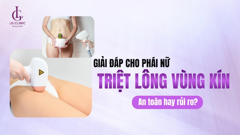 Phụ nữ có nên triệt lông vùng kín không
