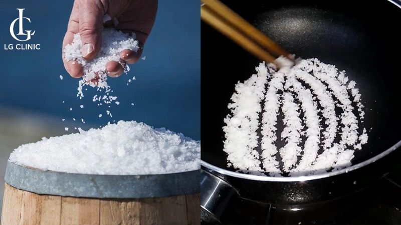 cách trị thâm mắt bằng muối