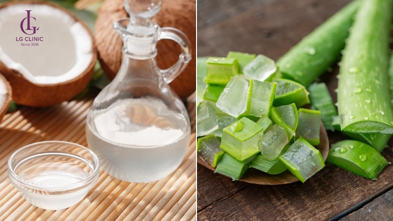 cách trị thâm quầng mắt bằng nha đam