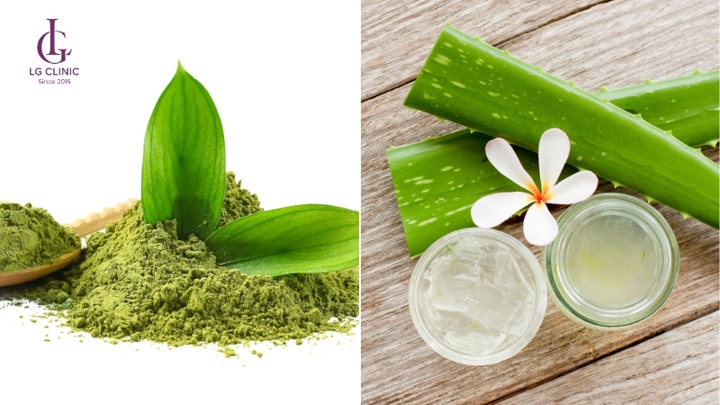 cách trị thâm quầng mắt bằng nha đam