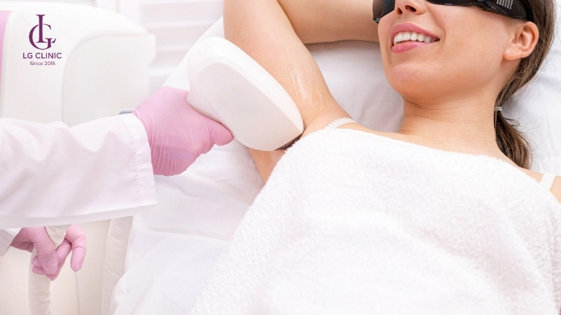 triệt lông nách ipl