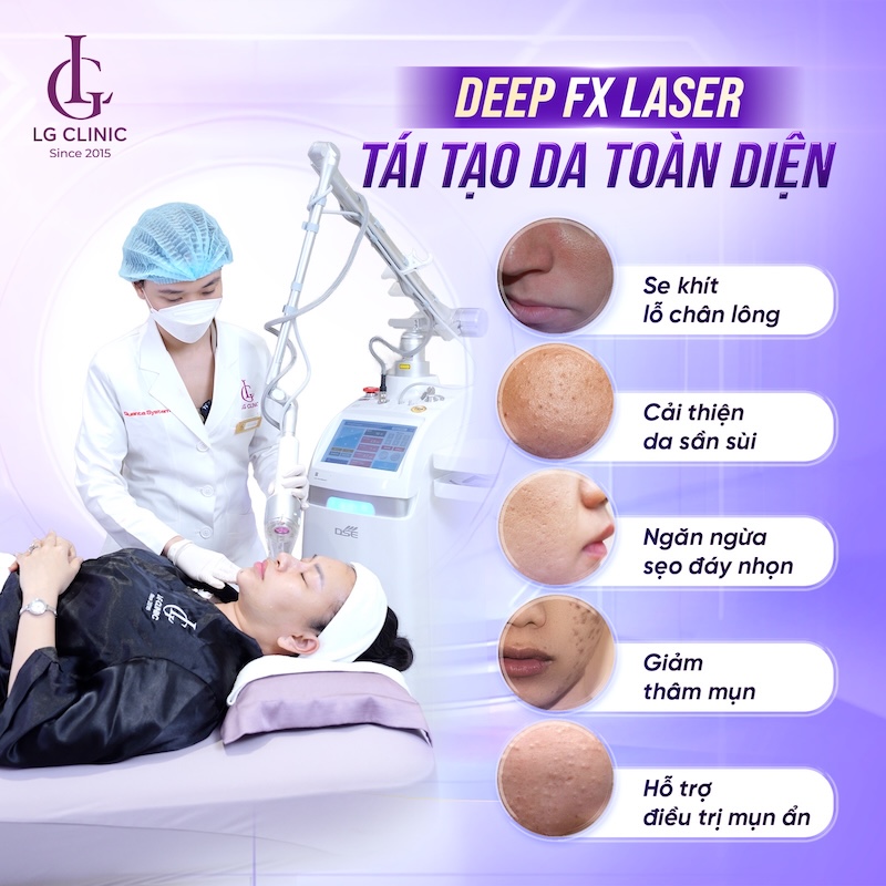 công dụng của deep fx laser