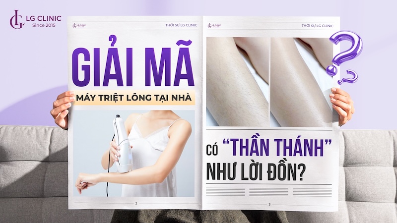 máy triệt lông tại nhà có hiệu quả không