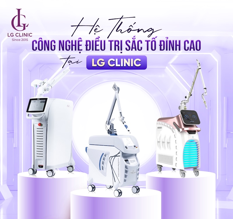 máy móc tại lg clinic