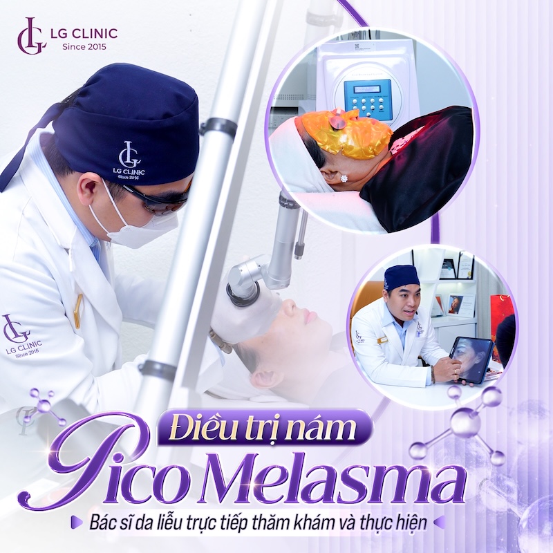 trị nám pico melasma