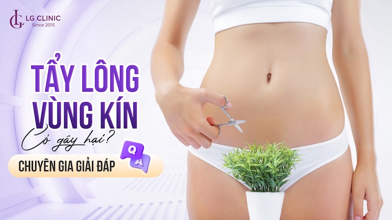 tẩy lông vùng kín có ảnh hưởng gì không