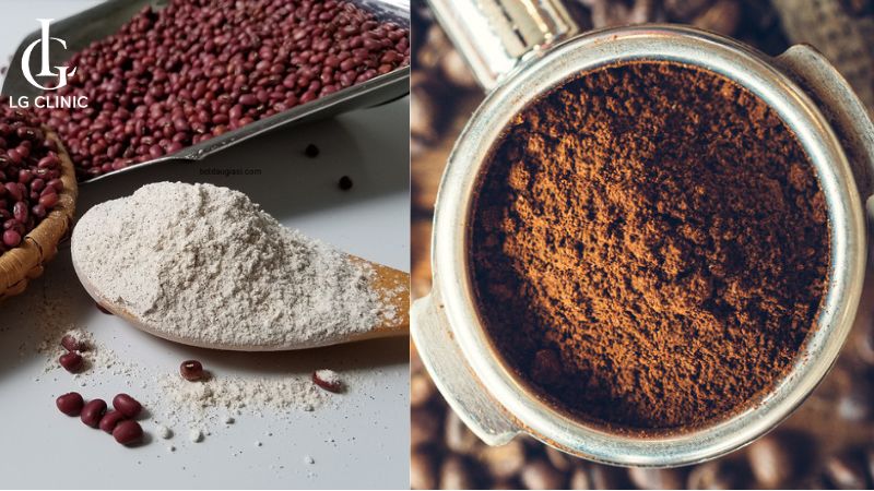 trị thâm mắt bằng bã cà phê