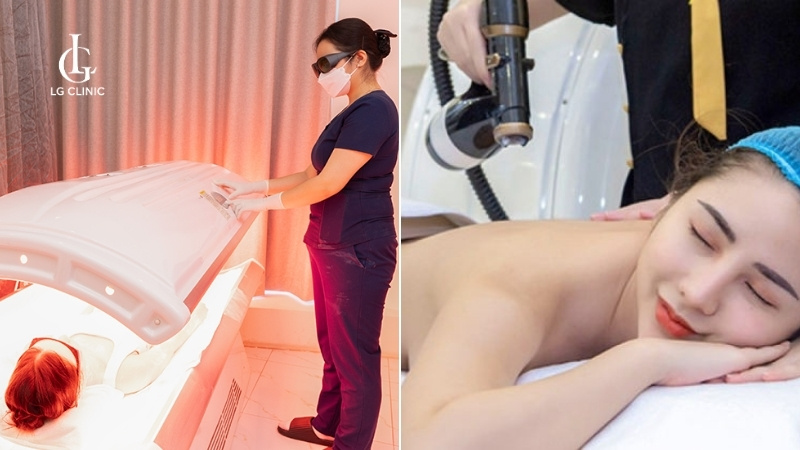 Tắm trắng và phun trắng cái nào tốt hơn