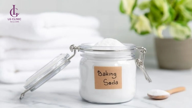 cách trị thâm bẹn bằng baking soda