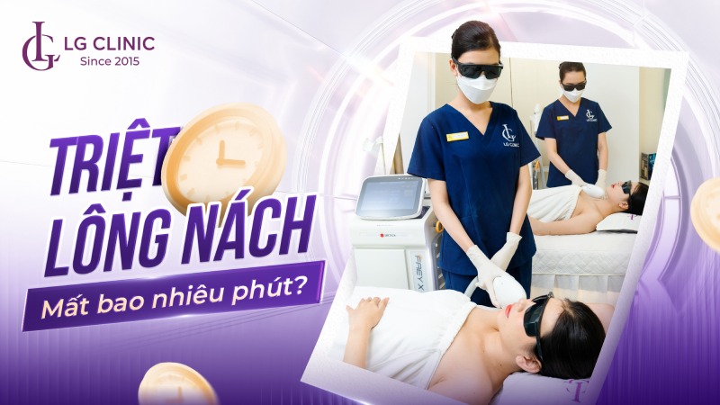 Triệt lông nách bao nhiêu phút