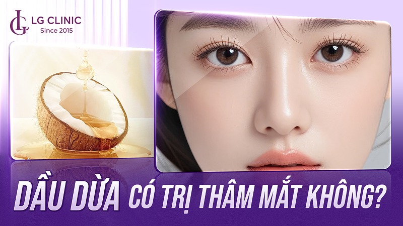 Dầu dừa có trị thâm mắt không