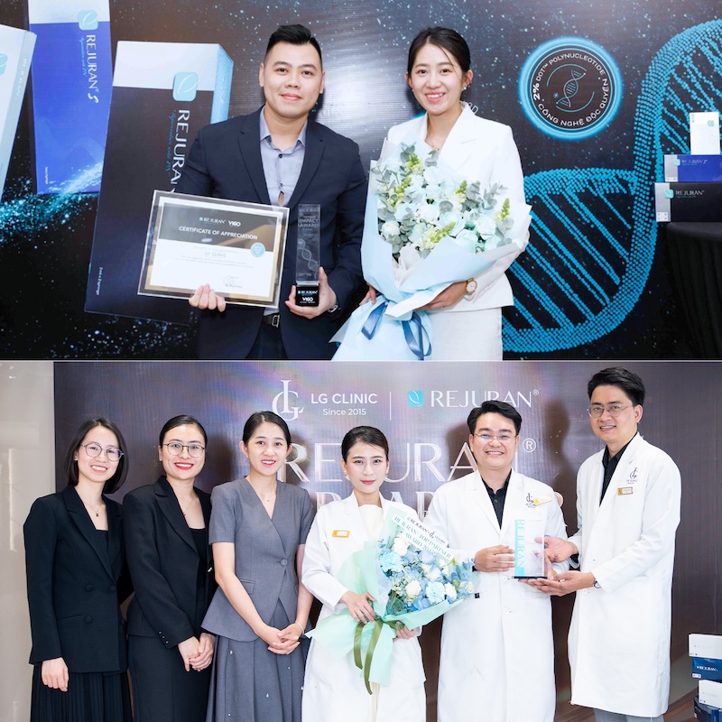 lg clinic nhận giải rejuran