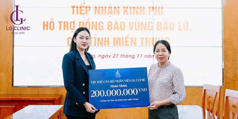 lg clinic ủng hộ 200 triệu