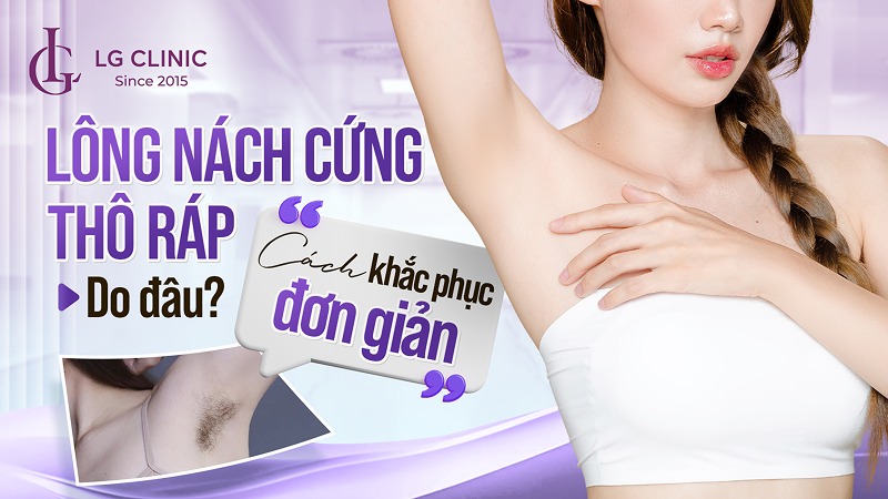 Tại sao lông nách cứng