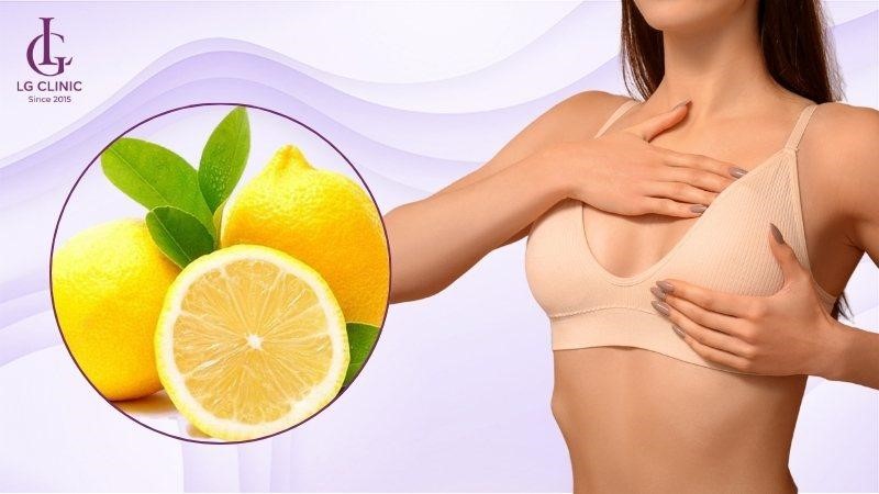 cách làm hồng nhũ hoa bằng chanh