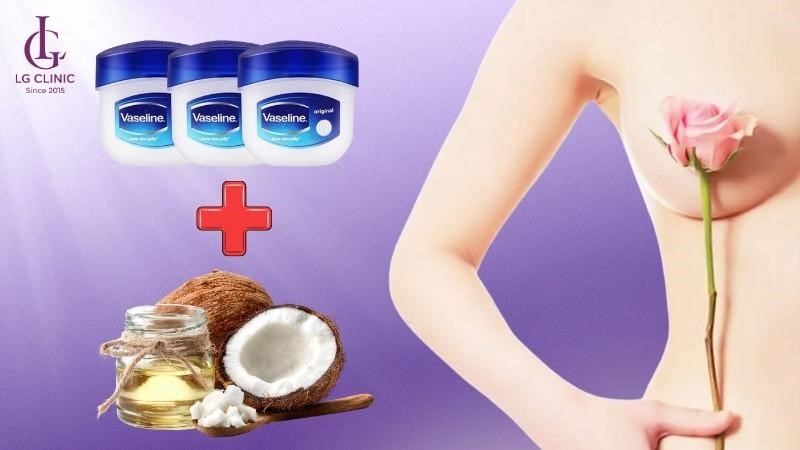 cách làm hồng nhũ hoa bằng Vaseline