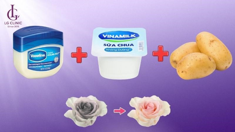 cách làm hồng nhũ hoa bằng Vaseline