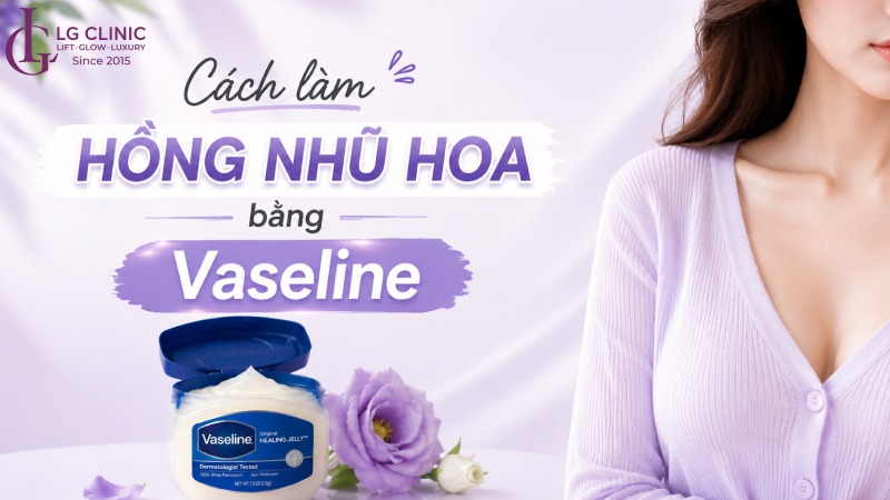 Gợi ý 5 cách làm hồng nhũ hoa bằng Vaseline