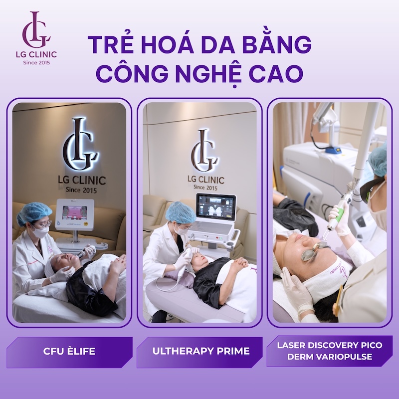 trẻ hoá da bằng công nghệ cao