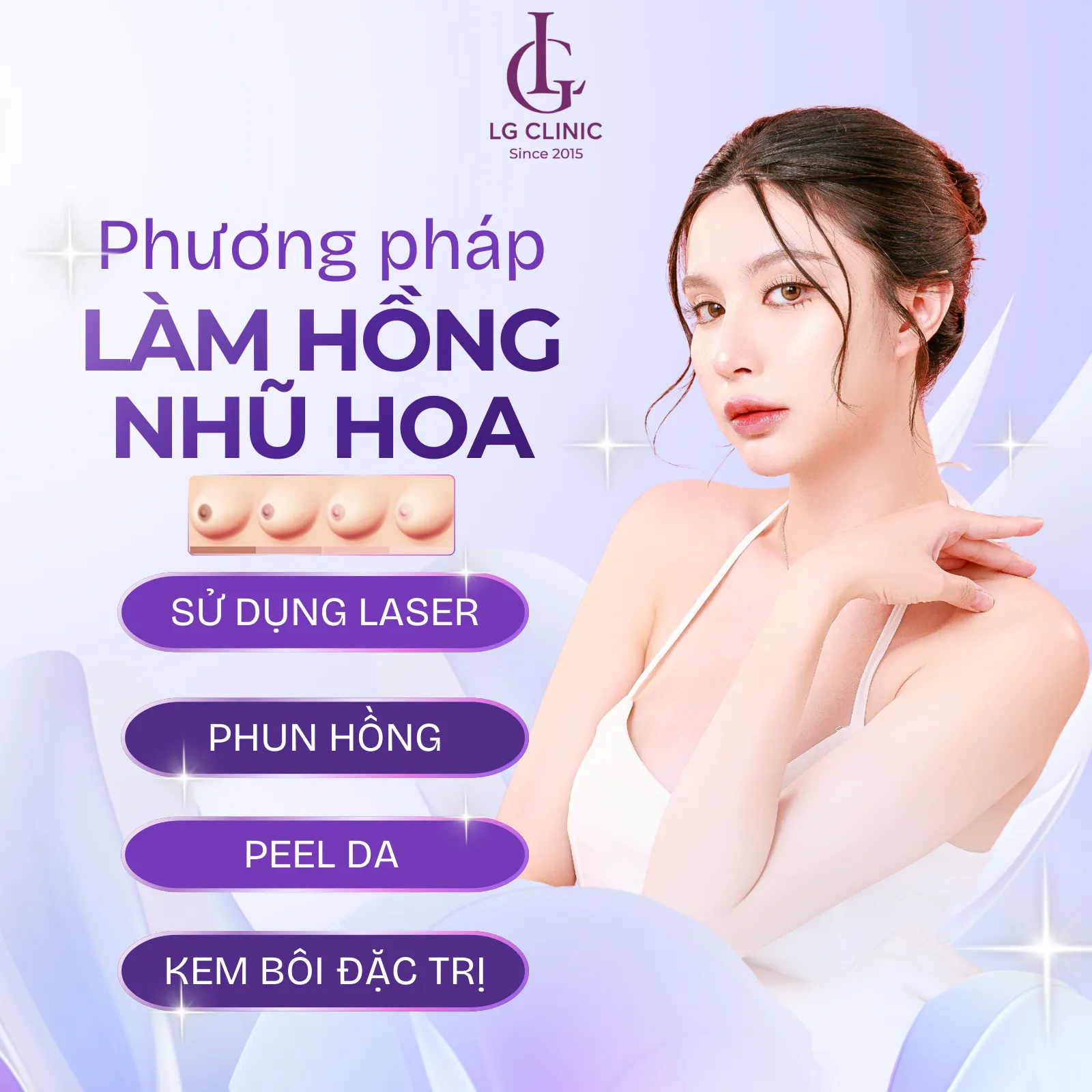 làm hồng nhũ hoa giá bao nhiêu