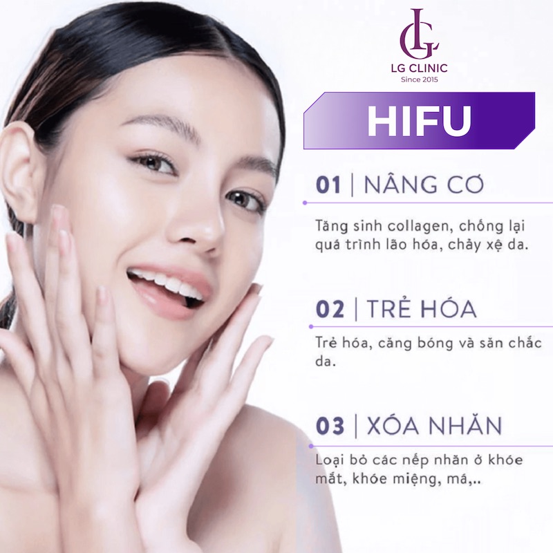 nâng cơ trẻ hoá da mặt hifu