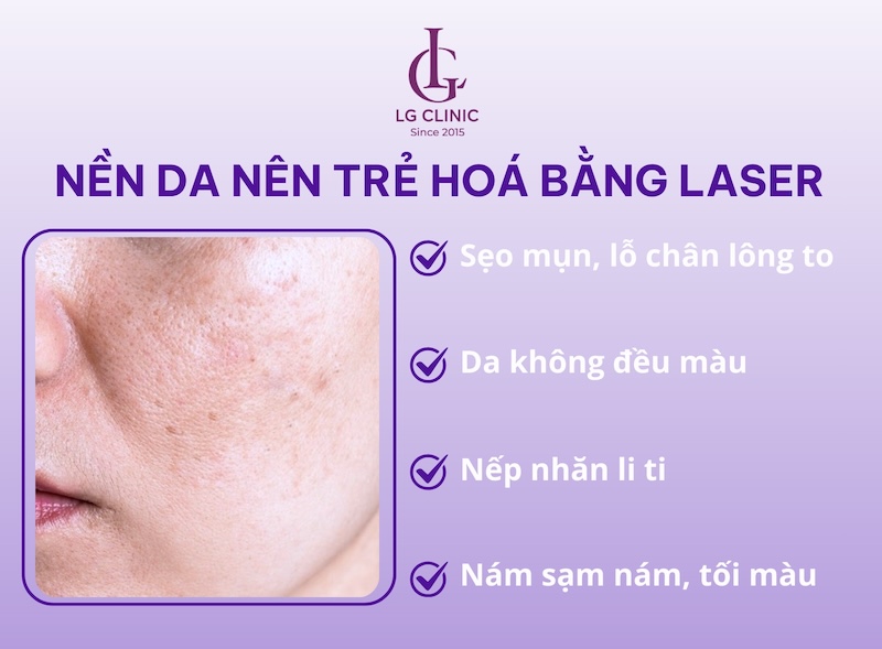 trẻ hoá da bằng công nghệ laser
