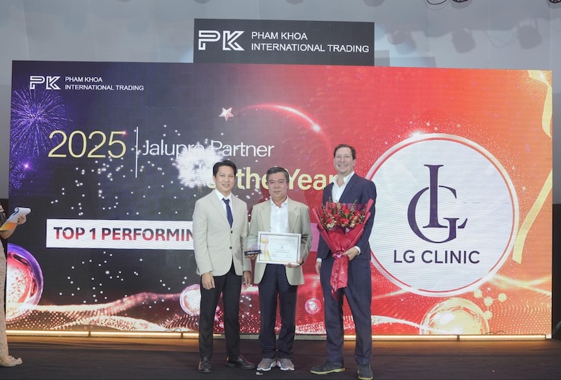 lg clinic nhận giải thưởng jalupro