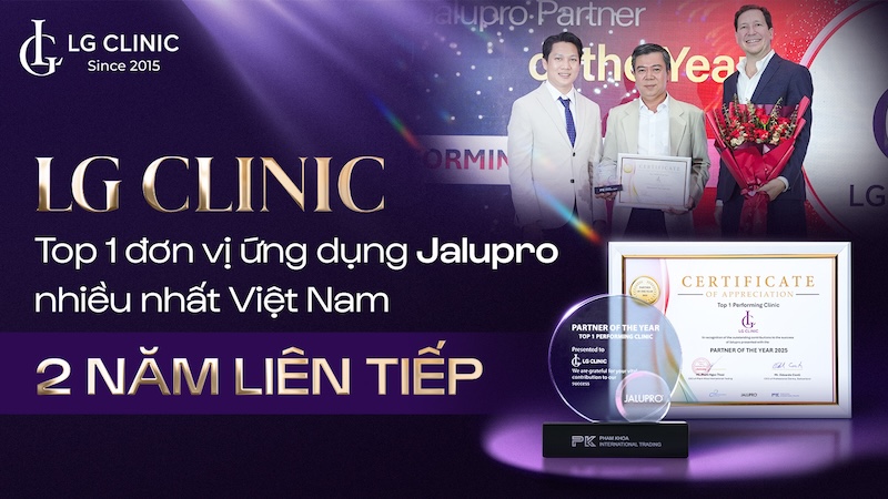 lg clinic nhận giải thưởng jalupro