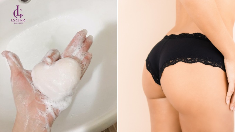 xà phòng trị thâm mông