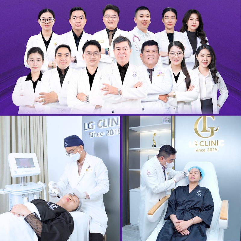 xoá nếp nhăn trên trán tại lg clinic
