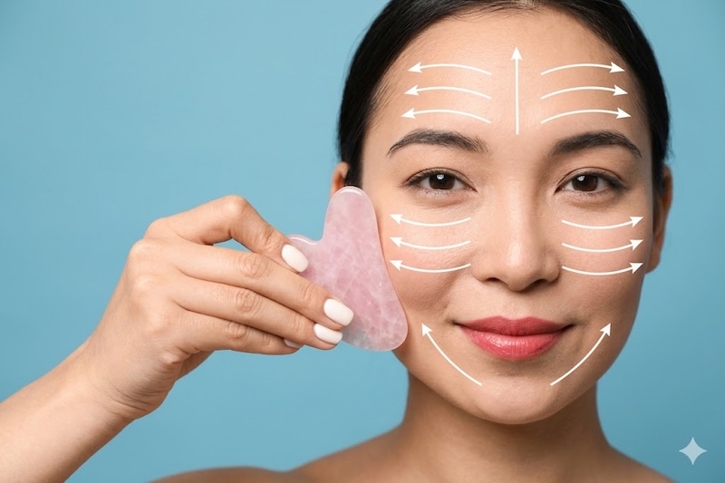 massage mặt giảm nếp nhăn