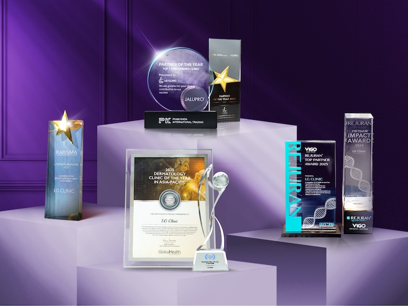 giải thưởng của lg clinic