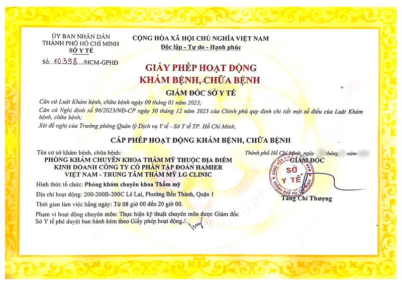 phòng khám được cấp phép