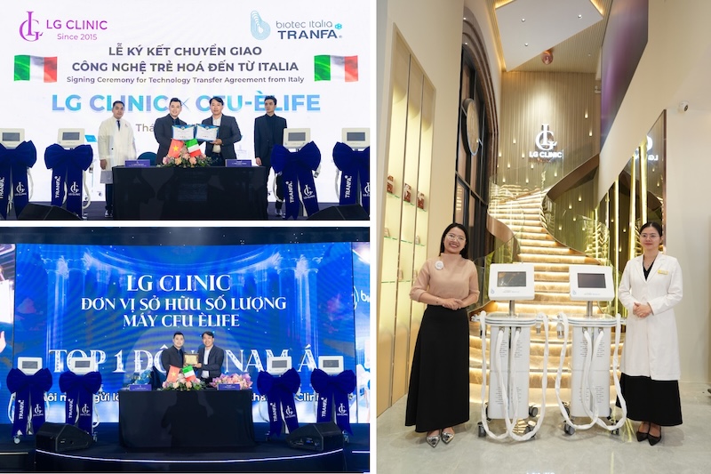 lg clinic chuyển giao cfu èlife