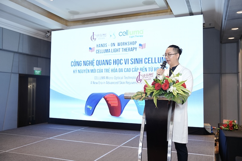 lg clinic chuyển giao đèn celluma