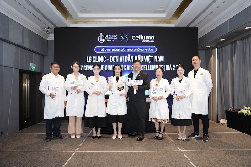 lg clinic chuyển giao đèn celluma