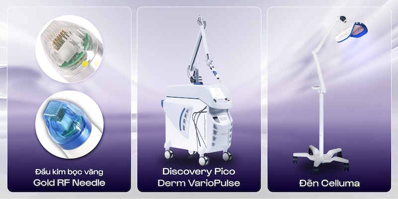 trị sẹo rỗ triple treatment